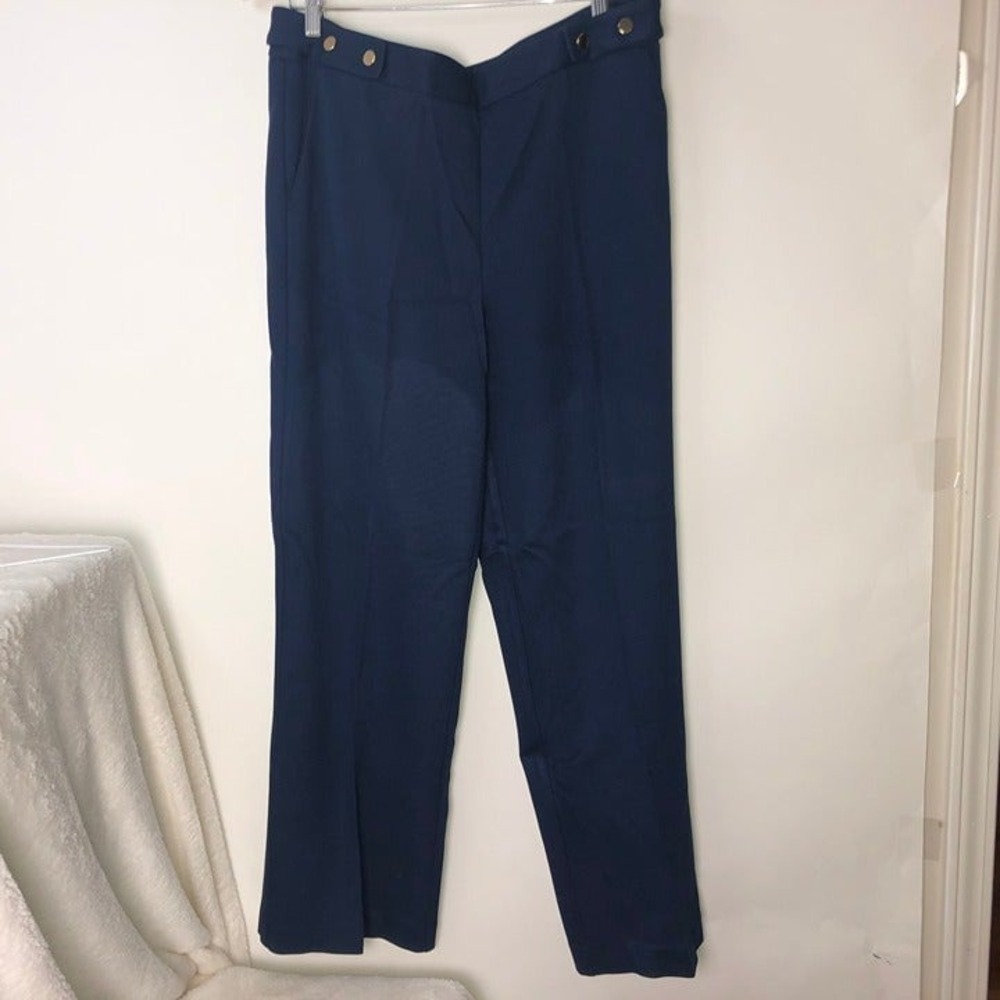 Chico's Dark Blue Dress Pants 2.5R. Large‎ Size 14